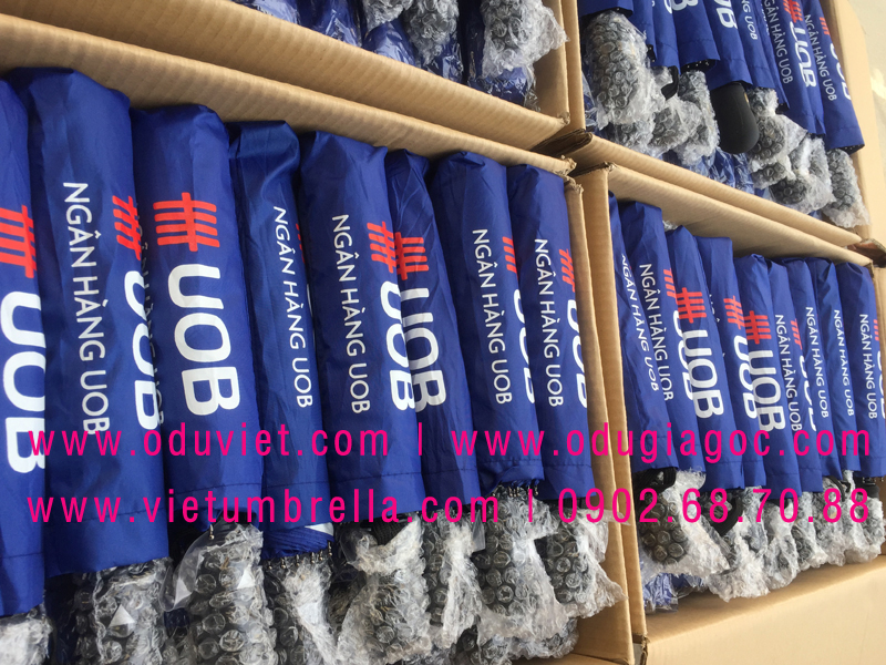 xưởng sản xuất ô dù cầm tay in logo quảng cáo